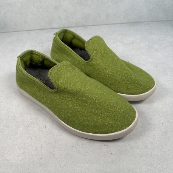 Allbirds Shoes Womens Size 9 Green Wool Lounger Merino Wool Slip-On Sneakers - Picture 1 of 10